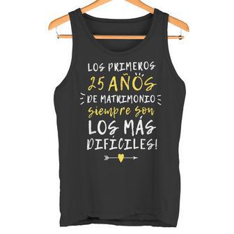 Los Primeros 25 Años Aniversario De Pareja Boda Regalo Camiseta sin mangas - Regaloses