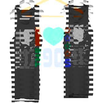 I Love The 90'S Fiesta De Los 90 De Estilo Retro Camiseta sin mangas - Regaloses