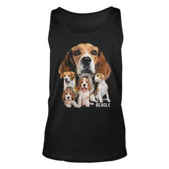 I Love My Beagle Dog Themed Beagle Lover Tank Top | Mazezy