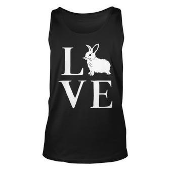 Love Bunny T Cute Adorable Easter Rabbit Tank Top | Mazezy