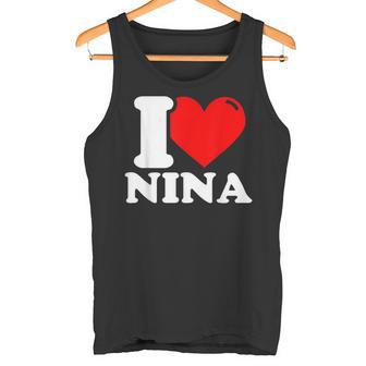 I Love Nina Tank Top - Geschenkecke