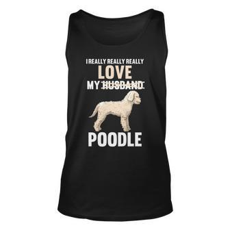 I Love My Poodle Tank Top | Mazezy