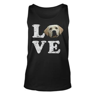 I Love My Yellow Lab Labrador Retriever Dog Tank Top | Mazezy