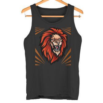 Löwe Geburtstag Biest Löweon Judah Dschungelkönig Männer Junge Papa Sohn Tank Top - Geschenkecke