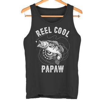 Lustige Rolle Coole Papaw Bekleidung Barsch Angeln Papa Opa Tank Top - Geschenkecke