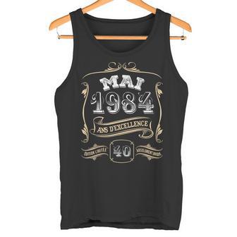 Mai 1984 40 Ans Cadeau Anniversaire Homme Mai 1984 Débardeur e - Cadeauxyz