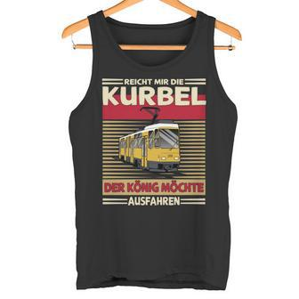 Männer Kurbel Kt4d Straßenbahnfahrer Straßenbahn Tank Top - Seseable