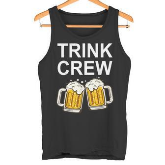 Männertag Outfit Saufen Trink Crew Bier Sauf Gruppen Tank Top - Geschenkecke