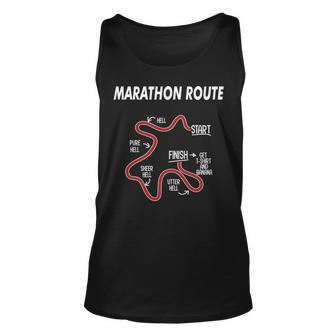 Marathon Men Women Marathon Route Runner Tank Top | Mazezy