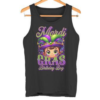 Mardi Gras Geburtstag Junge Kinder Männer Sohn Papa Ehemann Nola Tank Top - Geschenkecke