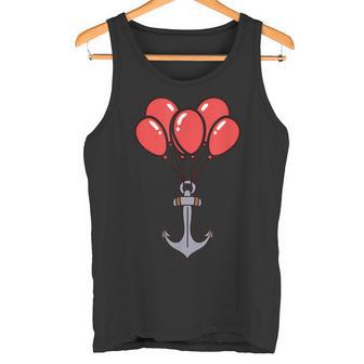 Maritim Anker Luftballons Geburtstag Grüße Seemann Ahoi Tank Top - Geschenkecke