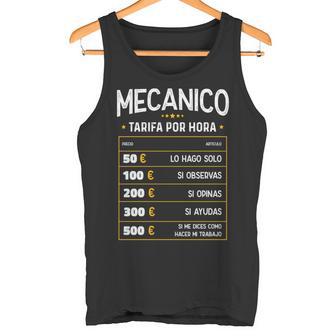 Mecánico Tarifa Por Hora De Mecánico Diseño Gracioso Camiseta sin mangas - Regaloses