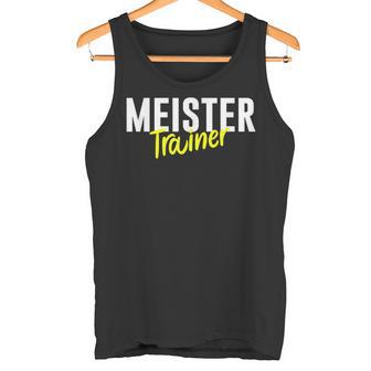 Meister Trainer Coach Football S Tank Top - Geschenkecke