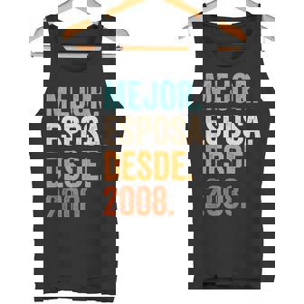 Mejor Esposa Desde 2008 16 Aniversario De Boda 16 Años Camiseta sin mangas - Regaloses