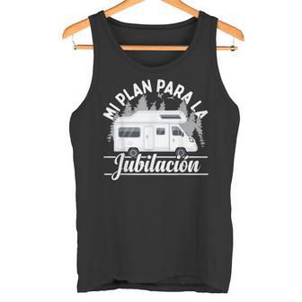 Mi Plan Para La Jubilación Autocaravana Camper Campistas Camiseta sin mangas - Regaloses