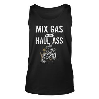 Mix Gas And Haul Ass Mixing Gas Hauling Ass Motocross Tank Top | Mazezy