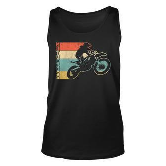Motocross Vintage Enduro Dirt Bike Motorcycle Mx Biker Tank Top | Mazezy