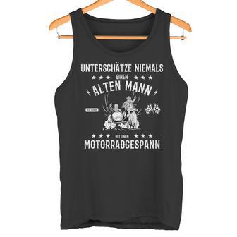 Motorrad Gespann Beiwagen Motorradfahrer Slogan Tank Top - Geschenkecke