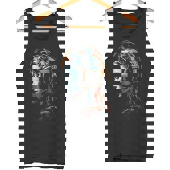 Mujeres Auriculares Arte Abstracto Arte Gráfico Mujer Camiseta sin mangas - Regaloses