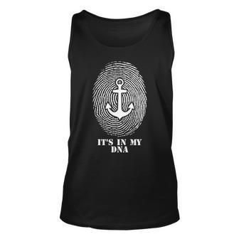 Navy It's In My Dna Tank Top | Mazezy