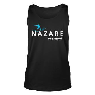 Nazare Portugal Wave Surf Surfing Surfer Tank Top | Mazezy