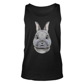 Netherland Dwarf Rabbit Face Tank Top | Mazezy DE