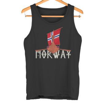 Norwayiking Ship Norge Flag Tank Top - Geschenkecke