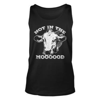 Not In The Mood Cow Tank Top | Mazezy