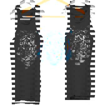 Obra De Arte De Polígono De Tigre Diseño De Tigre Colorido Camiseta sin mangas - Regaloses