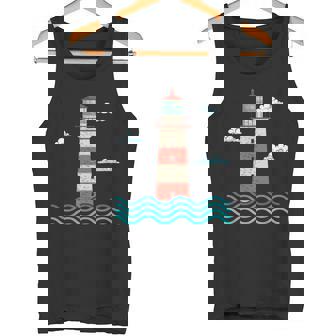 Océano Olas Amantes Del Faro Mar Faro Camiseta sin mangas - Regaloses