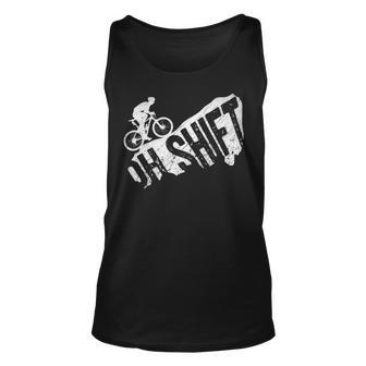 Oh Shift Mountain Biking Bicycle Bike Rider Cyclist Tank Top | Mazezy