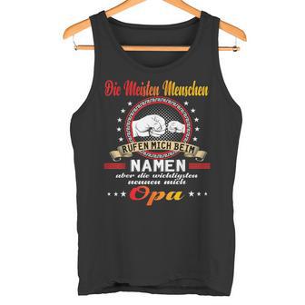 Opa Atertag Papa Stolzer Grossvater Geschenk Tank Top - Geschenkecke