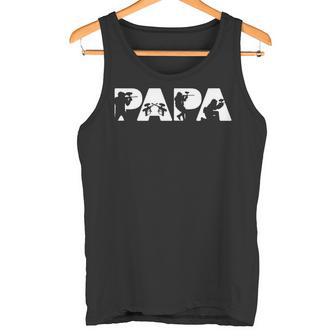 Paintball-Papa- Lustiges Papa-Paintball-Vater-Gesche Tank Top - Geschenkecke