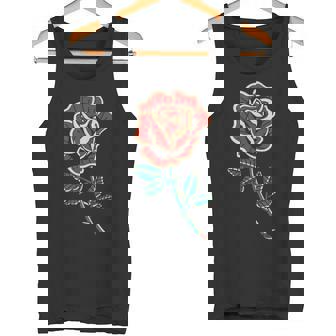 Panther Rose Tinta De Tatuaje Tradicional Para Tatuajes Camiseta Camiseta sin mangas - Regaloses
