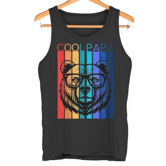 Papa Papa Bär Ehemannater Familieatertag Regenbogen Tank Top - Geschenkecke