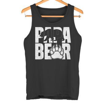 Papa Bärintage Papa Bär Liebhaber Papa Papaatertag Tank Top - Geschenkecke