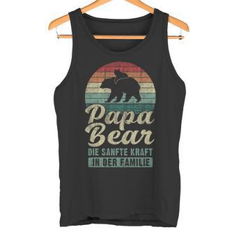 Papa Bear 1 Bären-Welpe Papa 1 Kindatertag Bär Tank Top - Geschenkecke