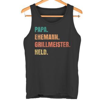 Papa Grillmeister Ehemann Held Tank Top - Geschenkecke