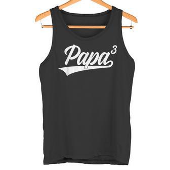 Papa Hoch 3 Kinder Werden Papa Tank Top - Geschenkecke