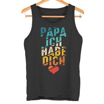 Papa Ich Habe Dich Liebe Father Family Bester Papa Tank Top - Geschenkecke