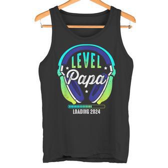 Papa Level Loading Schwangerschafterkünden Baby Party 2024 Tank Top - Geschenkecke