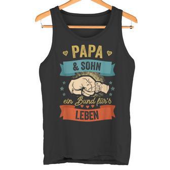 Papa Und Sohn Ein Bund Für's Leben Father's Day Super Papa Tank Top - Geschenkecke