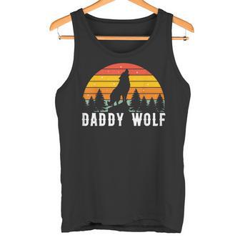 Papa Wolf Für Liebhaber Wölfe Tierweltatertag Tank Top - Geschenkecke