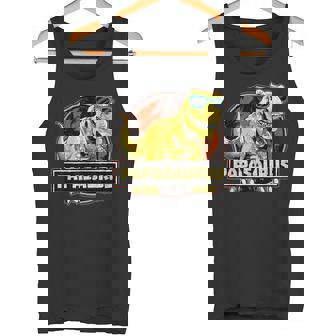 Papasaurus Dad T-Rex De Cumpleaños A Juego Con Dinosaurio Camiseta sin mangas - Regaloses
