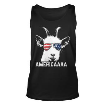 Patriotic Goat 4Th Of July Boys Goat Americaaa Tank Top | Mazezy