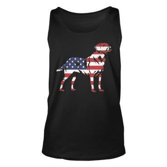 Patriotic Labrador Retriever Wearing Usa Flag 4Th July Tank Top | Mazezy