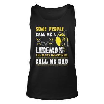 Some People Call Me A Lineman Tank Top | Mazezy CA
