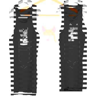 Perro Corgi En El Bolsillo Lindo Perro De Bolsillo Corgi Camiseta sin mangas - Regaloses