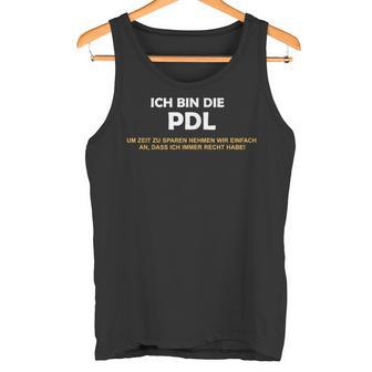 Pflegedienstleit Pdl I Elderly Care Tank Top - Geschenkecke