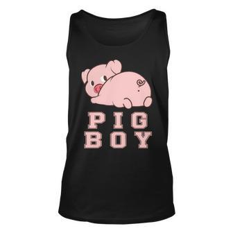 Pig Boy Pink Pig Tank Top | Mazezy